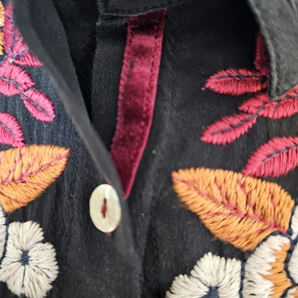 Johnny Was, Jyll Silk Embroidery Blouse - Picture 10 of 14